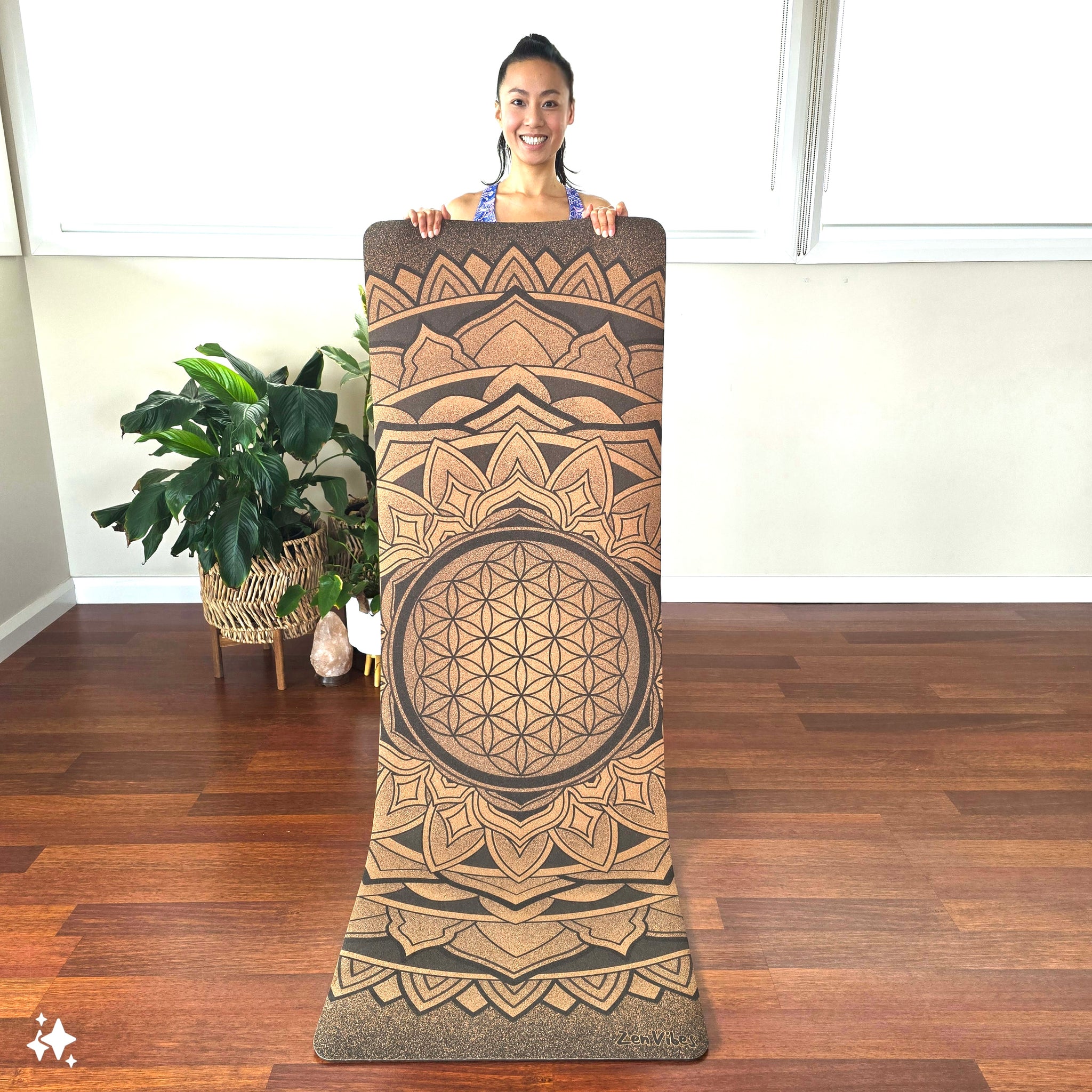 Premium Cork Yoga Mat | Peaceful Balance Mat | 5 mm