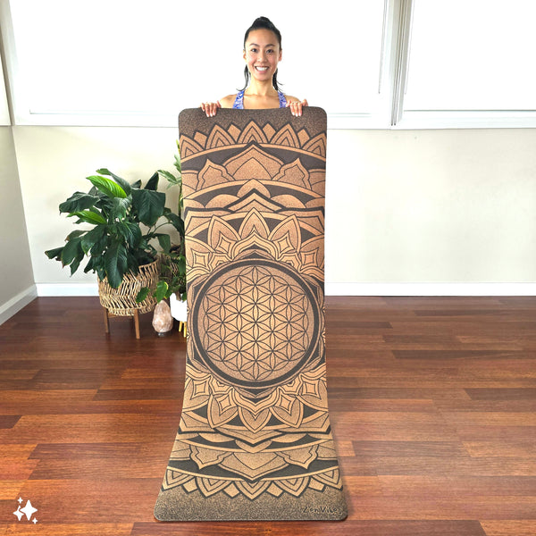 Extra-Thick Cork Yoga Mat | Peaceful Balance Mat | 7 mm